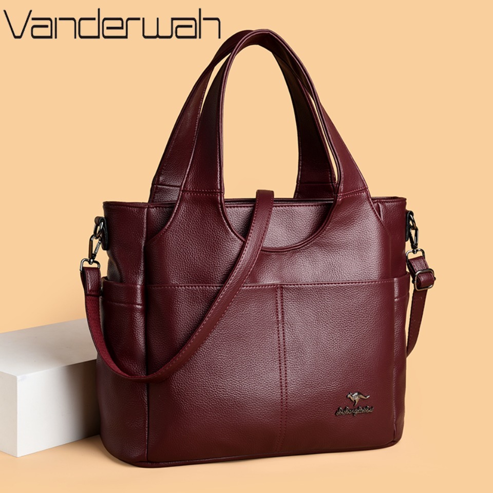 Doctor Bag Leather - Borsa Tote in Morbida Pelle con