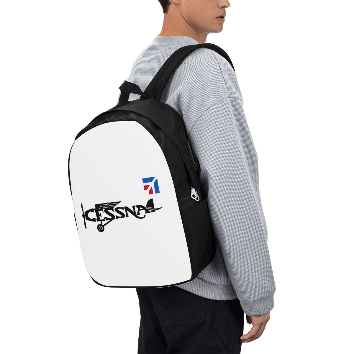 Women'S Bag - Zaino con logo Cessna, borsa da