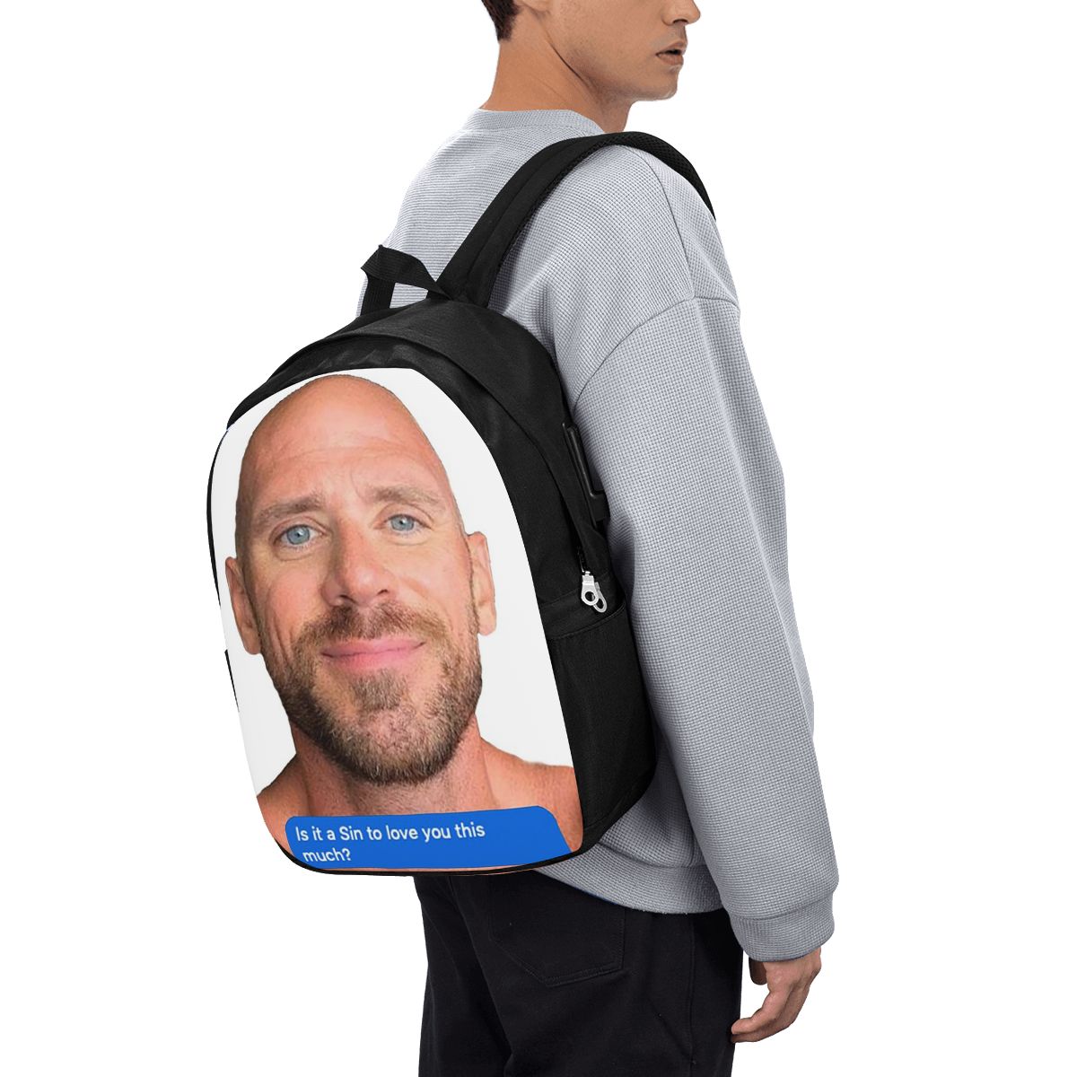 Women'S Bag - Zaino Johnny Sins Flirty Text Bubble,