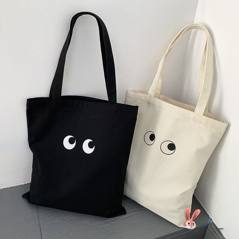 Women'S Bags New Collection - Borsa Tote in Tela di Grande