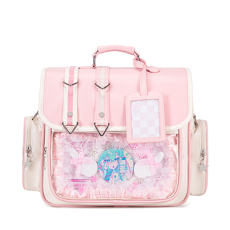 Women Handheld Bags - Zaino Scolastico Giapponese per Ragazze, Borsa