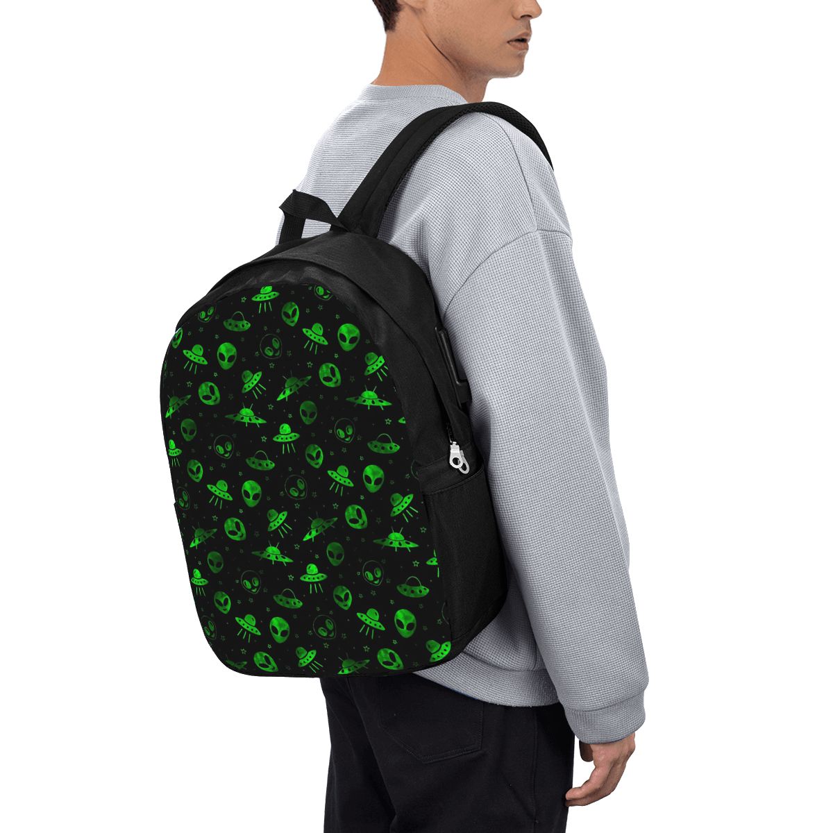 Women Bags College - Zaino con motivo Alieni e UFO,