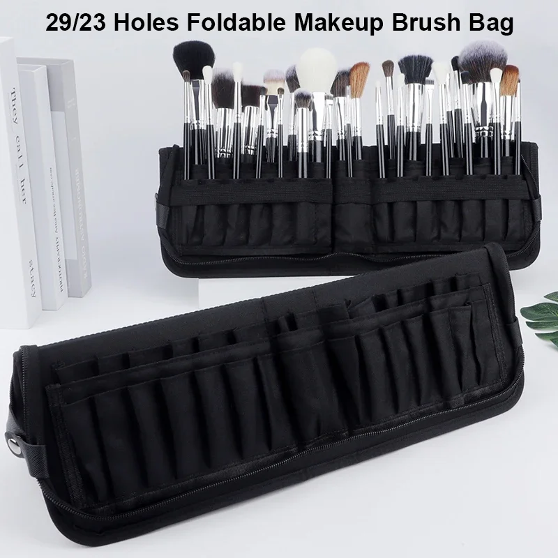 Women Bags Rack - Borsa per pennelli per trucco pieghevole