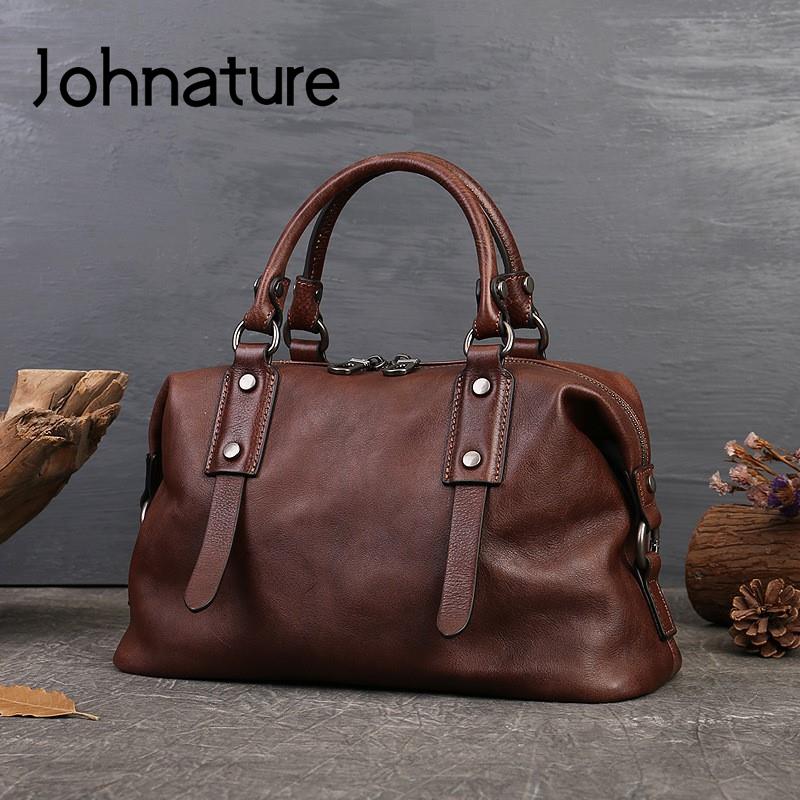Johnature Borsa Tote Casual in - Doctor Bag Leather recensione e prezzo