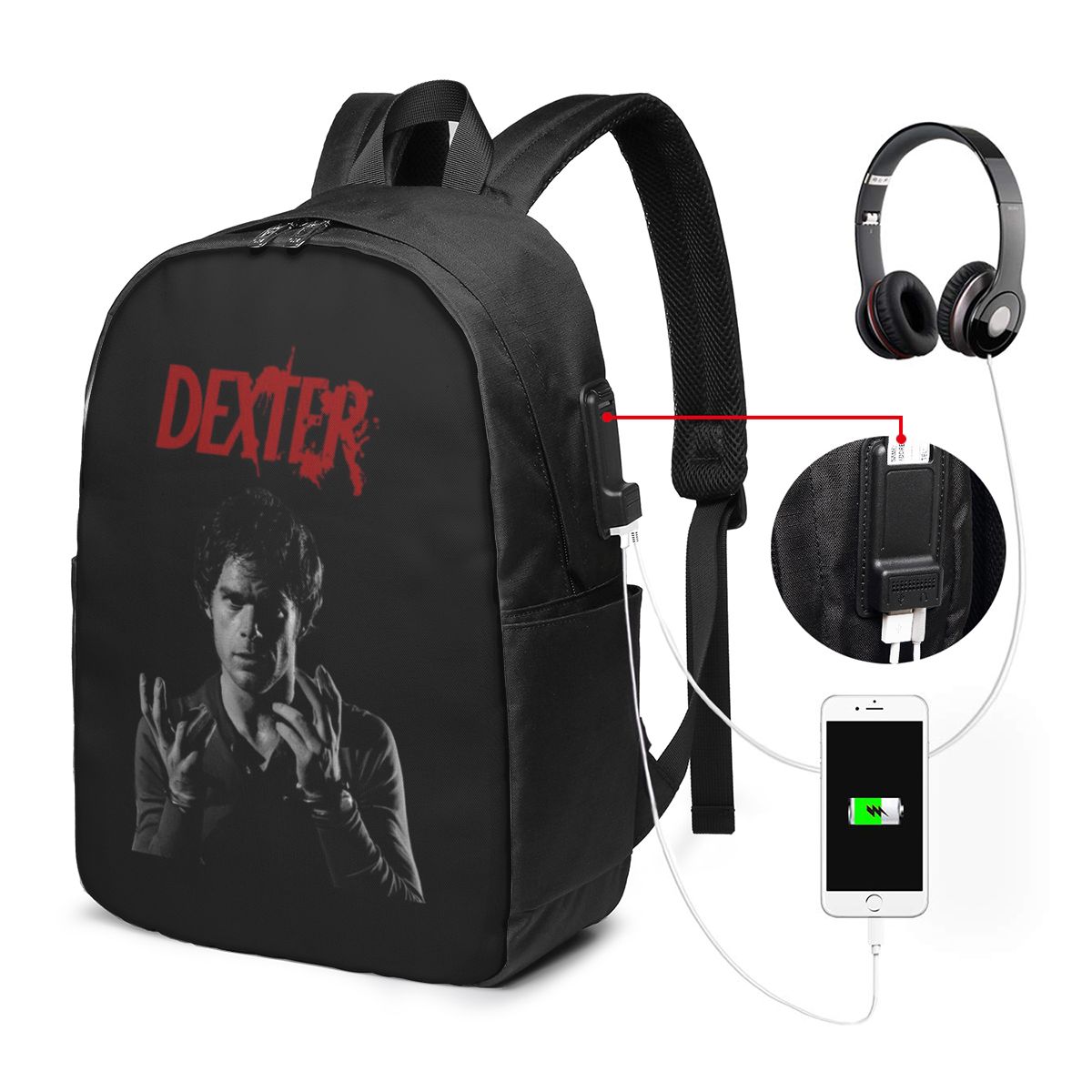 Zaino Movie Dexter Morgan, bor - Women Bags College recensione e prezzo