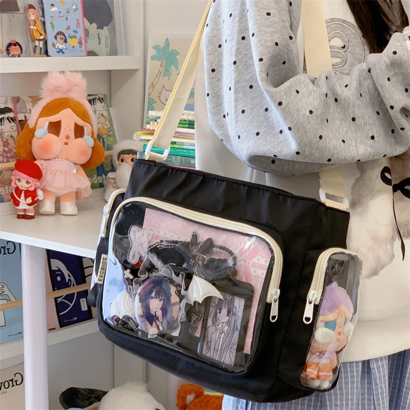 Borsa a tracolla trasparente a - Women Bags Rack recensione e prezzo
